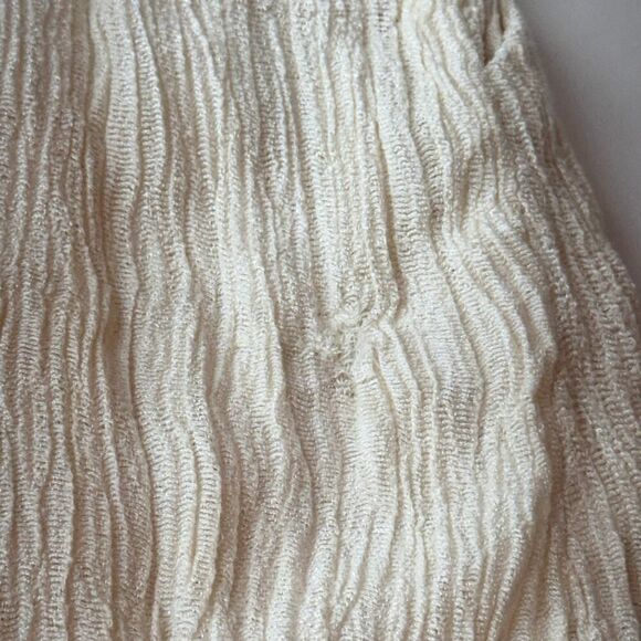 Savannah Morrow The Label Verita Short in Cream Raw Silk New FLAWS S - Picture 11 of 12